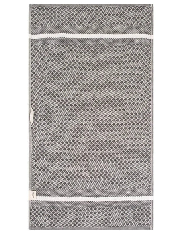 Kitchen Towel Set in Gray Organic Turkish Cotton, Assorted 3 Pack