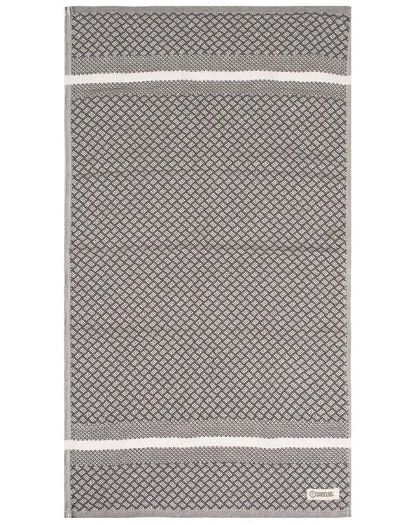 Kitchen Towel Set in Gray Organic Turkish Cotton, Assorted 3 Pack