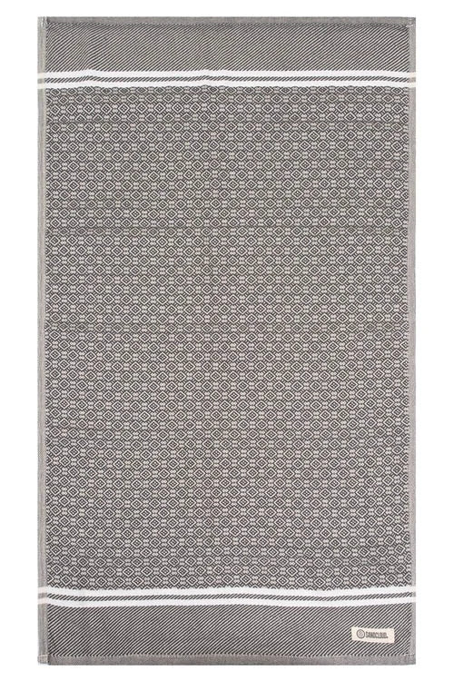 Kitchen Towel Set in Gray Organic Turkish Cotton, Assorted 3 Pack