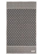 Kitchen Towel Set in Gray Organic Turkish Cotton, Assorted 3 Pack