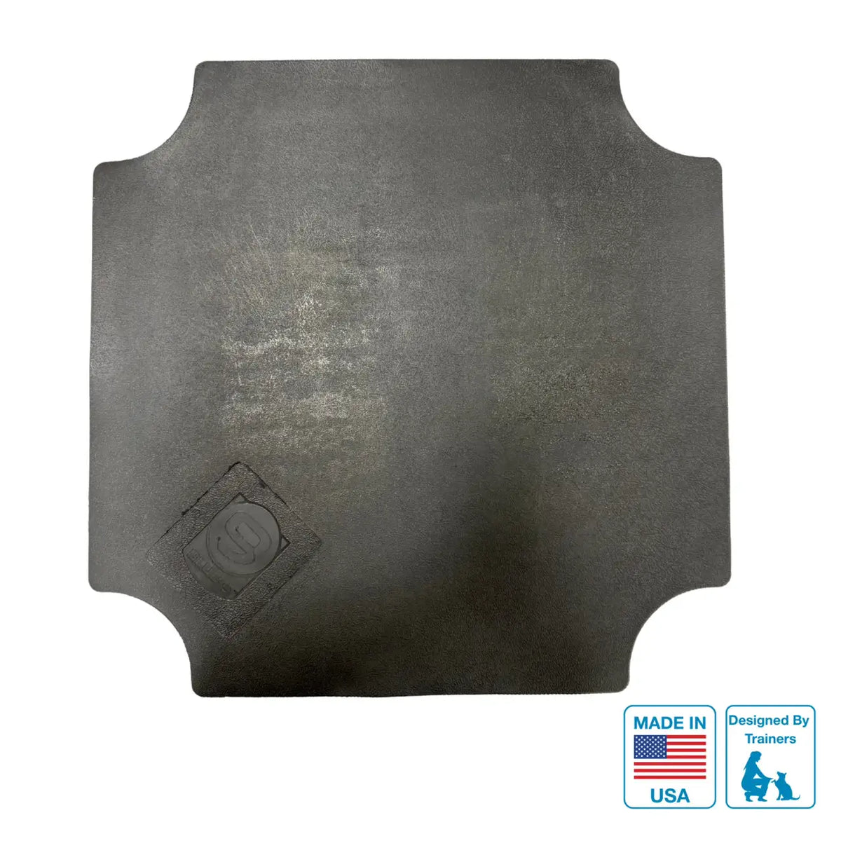 KLIMB Traction Mat for Dog Training Platforms, Custom-Fit 24 x 24 Inch Non-Slip Rubber Surface
