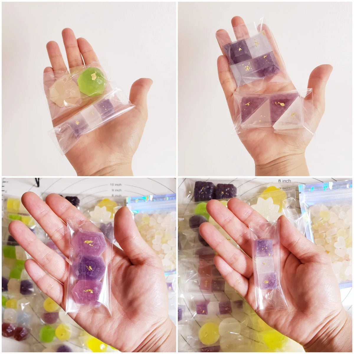 Kohakutou Crystal Candy Box with Handcrafted Bite Size Sweets, Crunchy Shells and Soft Jelly Centers