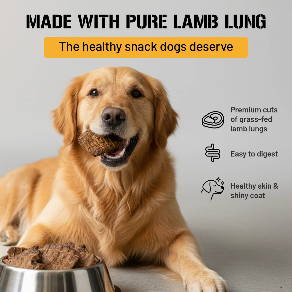Lamb Lung Fillet Treats