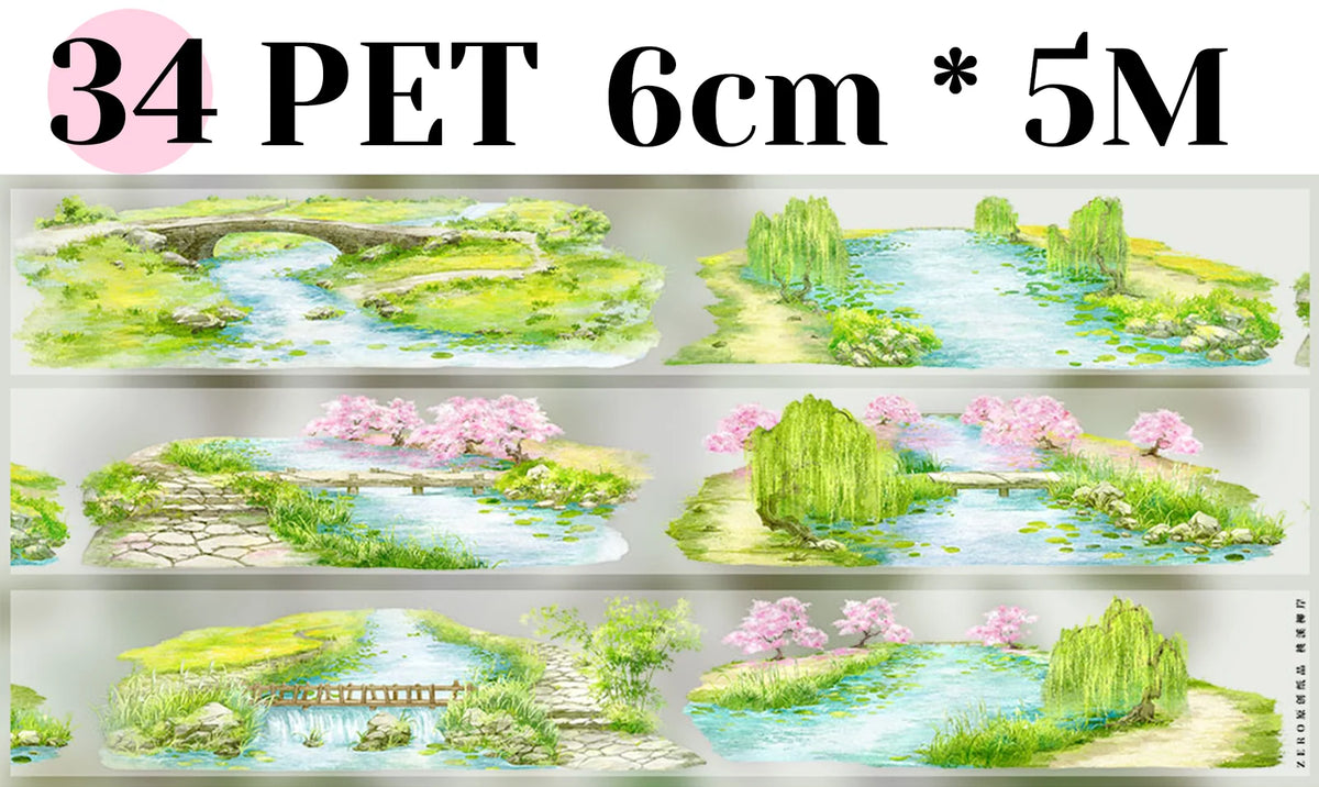 Landscape Collage Tape