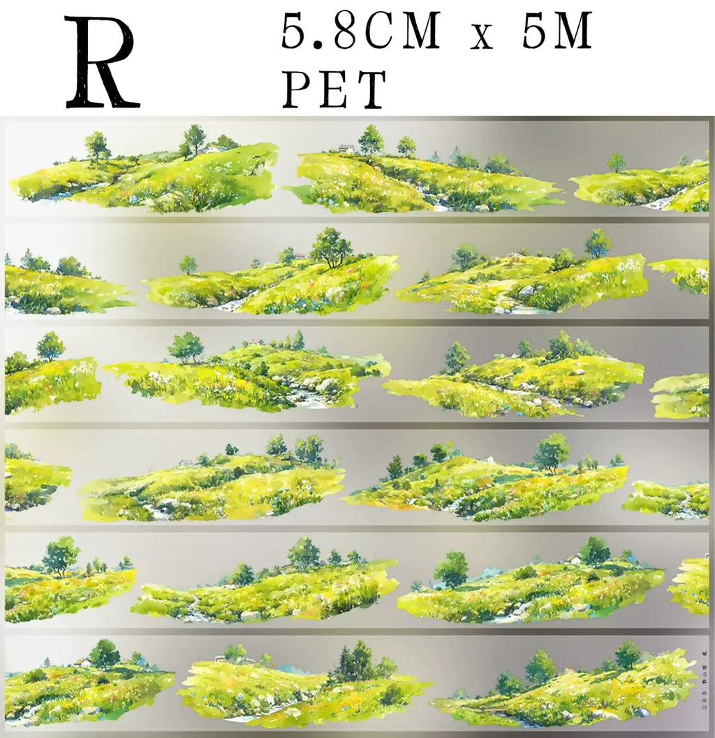 Landscape Collage Tape