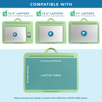 Lap Desk for Laptops up to 17 Inches with a Dual Bolster Cushion for Comfortable Work and Study