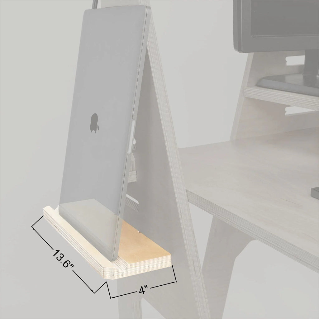 Laptop Docking Wing in Birch Plywood