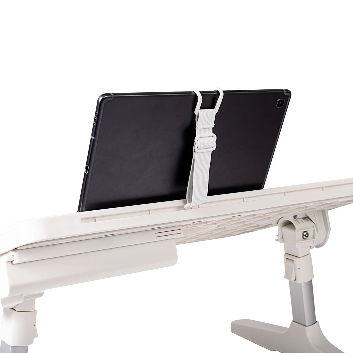 Laptop Table with Four Tilt Angles and Adjustable Height for a Flexible Workspace at Home or While Traveling