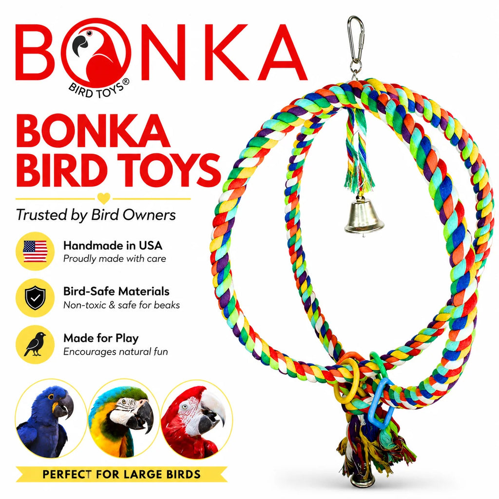 Large Bird Rope Swing