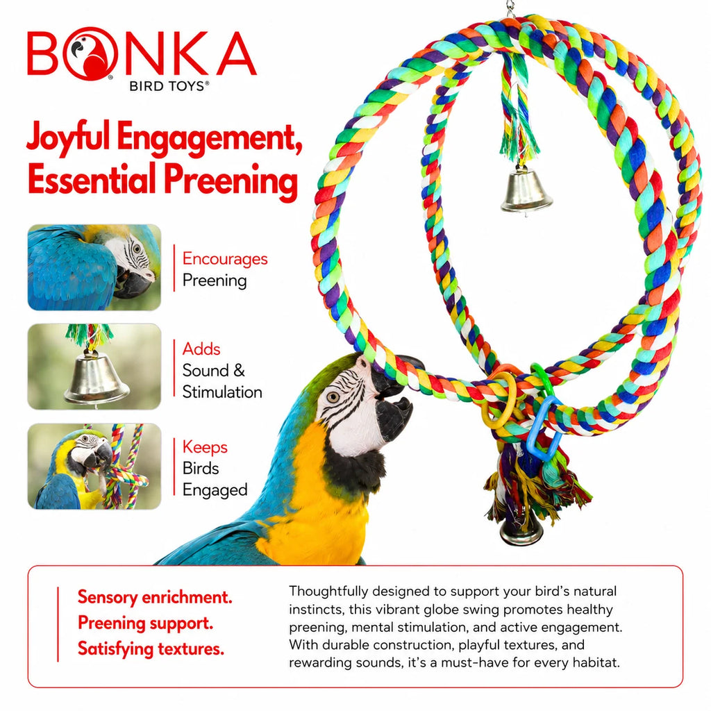 Large Bird Rope Swing