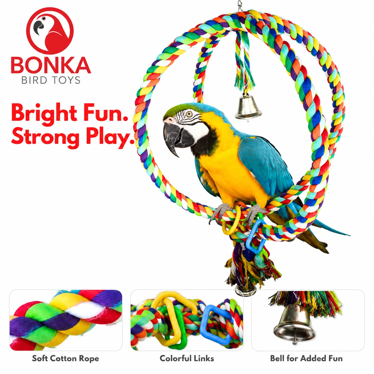 Large Bird Rope Swing
