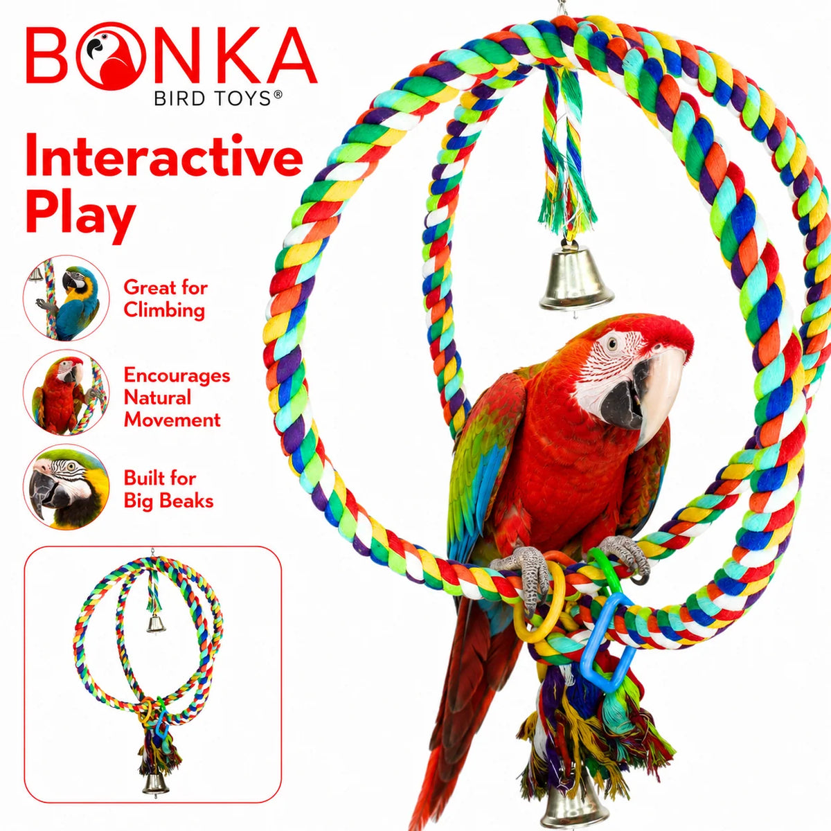 Large Bird Rope Swing