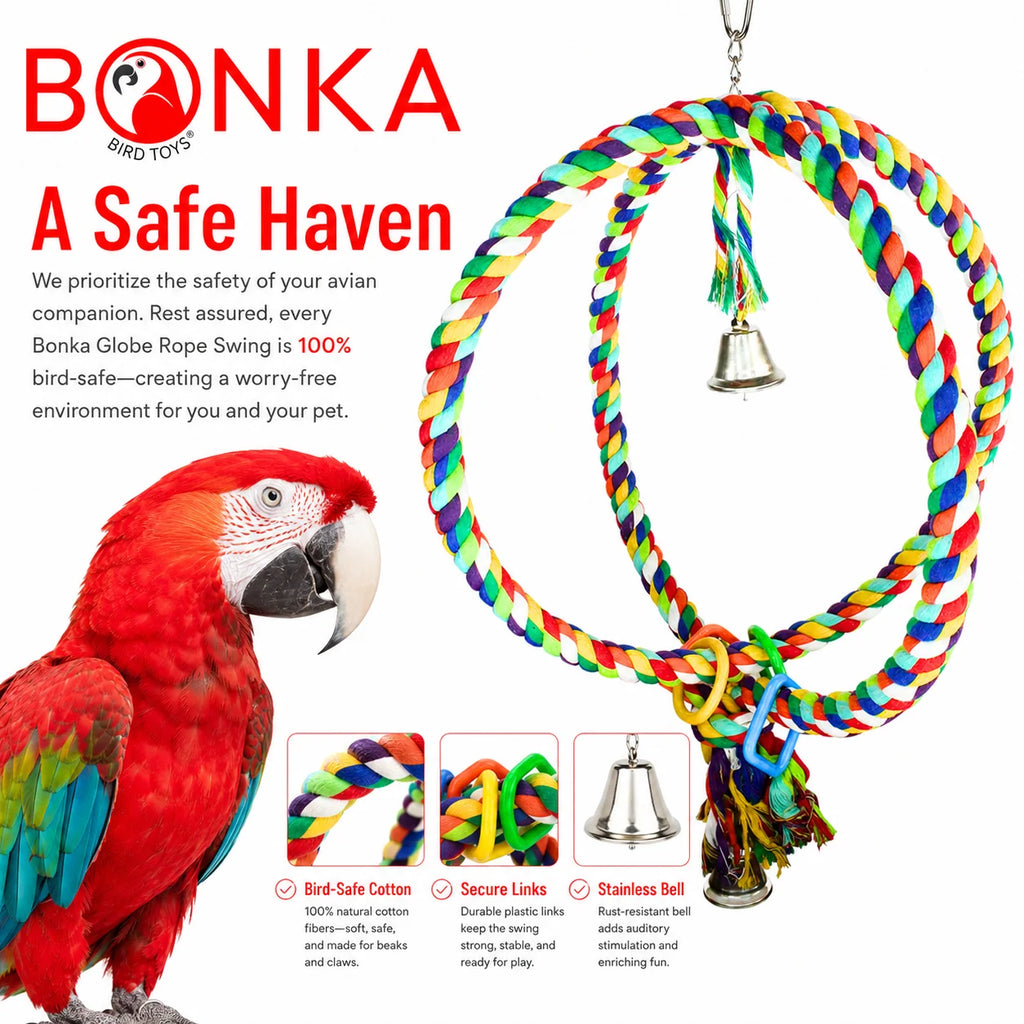 Large Bird Rope Swing