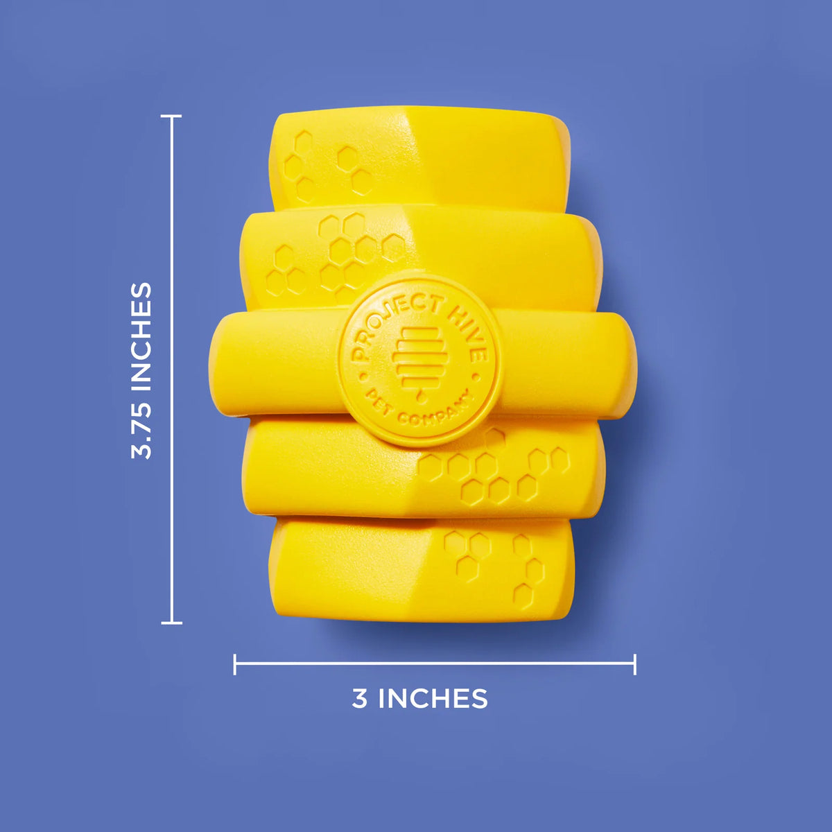 Large Dog Chew Toy in Bright Yellow