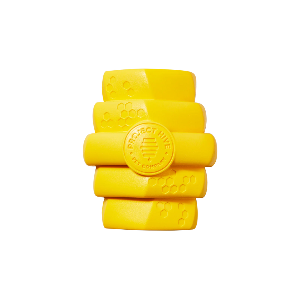 Large Dog Chew Toy in Bright Yellow