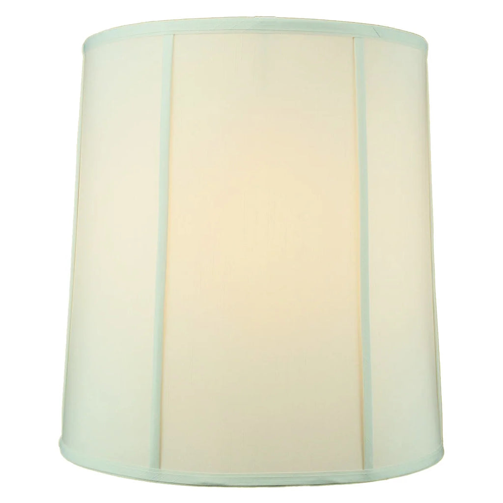 Large Drum Lamp Shade in Eggshell Shantung