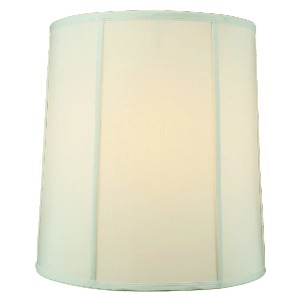 Large Drum Lamp Shade in Eggshell Shantung