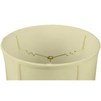 Large Drum Lamp Shade in Eggshell Shantung