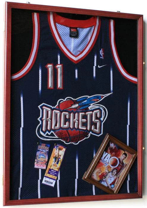 Large Jersey Display Case, Cherry