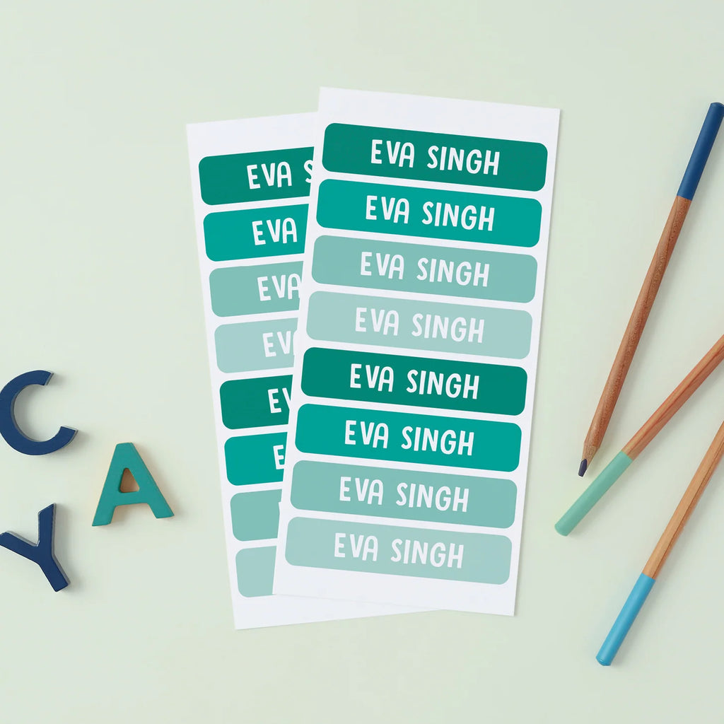 Large Name Stickers