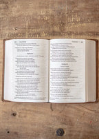 Large Print NIV Leather Bible, Handbound in Full-Grain Bovine Leather for Single-Column Scripture Reading