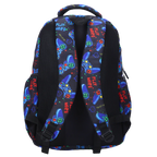 Large School Backpack with Three Zipped Compartments, Laptop Pocket, Water-Resistant 600D Polyester and Padded Straps