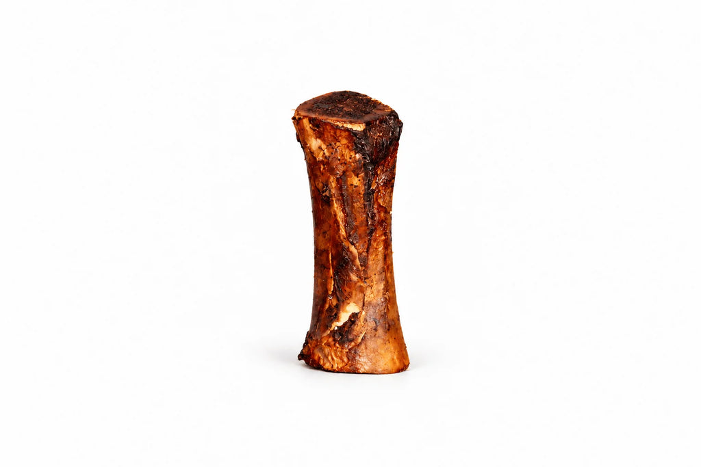 Large Smoked Beef Marrow Bone for Dogs Over 60 lb, Slow-Smoked in Small Batches and Approximately 6–8 Inches