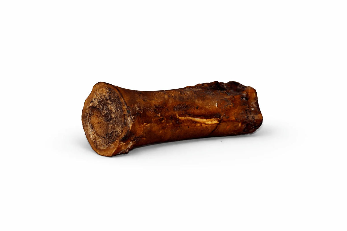Large Smoked Beef Marrow Bone for Dogs Over 60 lb, Slow-Smoked in Small Batches and Approximately 6–8 Inches