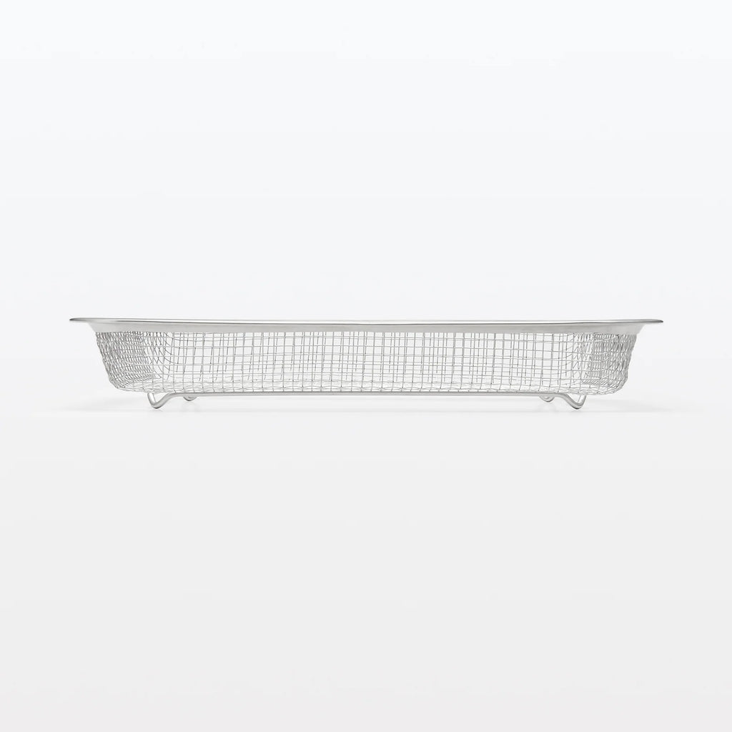 Large Stainless Steel Mesh Tray for Baking, Roasting, Cooling, and Everyday Kitchen Prep · Large size
