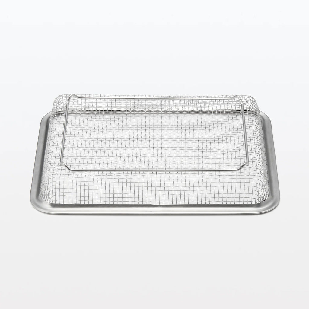 Large Stainless Steel Mesh Tray for Baking, Roasting, Cooling, and Everyday Kitchen Prep · Large size