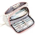 Large Stationery Organizer Pencil Case, Grid A