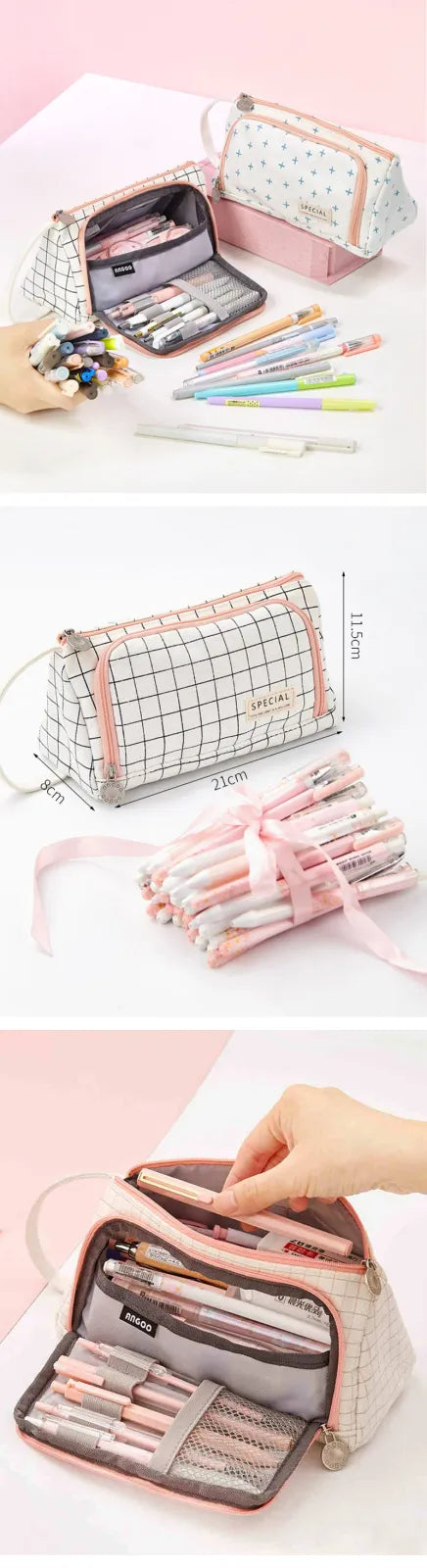 Large Stationery Organizer Pencil Case