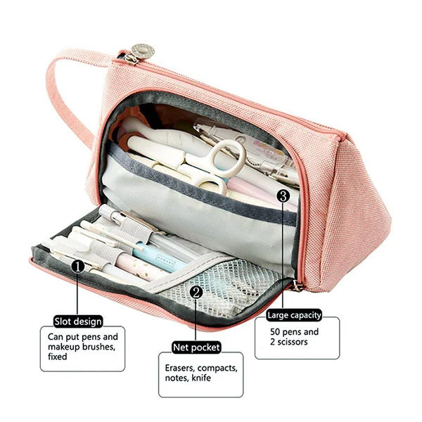 Large Stationery Organizer Pencil Case