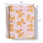 Large Teacher Planner 2026–2027 in Pencil Bows Style