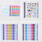 Large Teacher Planner 2026–2027 in Pencil Bows Style