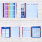 Large Teacher Planner 2026–2027 in Pencil Bows Style
