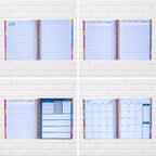 Large Teacher Planner 2026–2027 in Pencil Bows Style