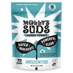 Laundry Detergent Powder for Sensitive Skin, Concentrated Molly's Suds Formula in Unscented, Citrus, Peppermint — Unscented