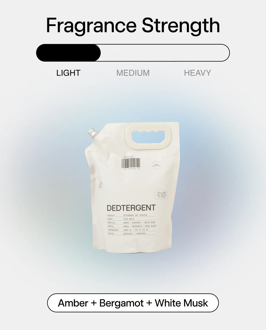 Laundry Detergent Refill in a 64 oz Recyclable Bag, Plant-Based Formula for Up to 120 Loads