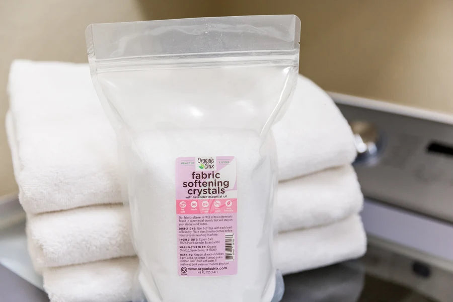 Lavender Laundry Scent Booster Crystals, 48 oz Natural Fabric Softener for Fresh Everyday Loads
