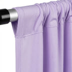 Lavender Spandex Drape Curtain, 12 ft x 60 in Four-Way Stretch