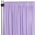 Lavender Spandex Drape Curtain, 12 ft x 60 in Four-Way Stretch