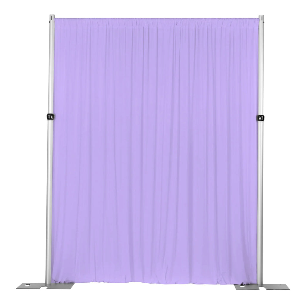 Lavender Spandex Drape Curtain, 12 ft x 60 in Four-Way Stretch