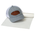 Leather Patch Adhesive for Hats and Clothing, 5 Mil Thermal Activated Bonding Material, 12-Inch Wide, Sold by the Yard