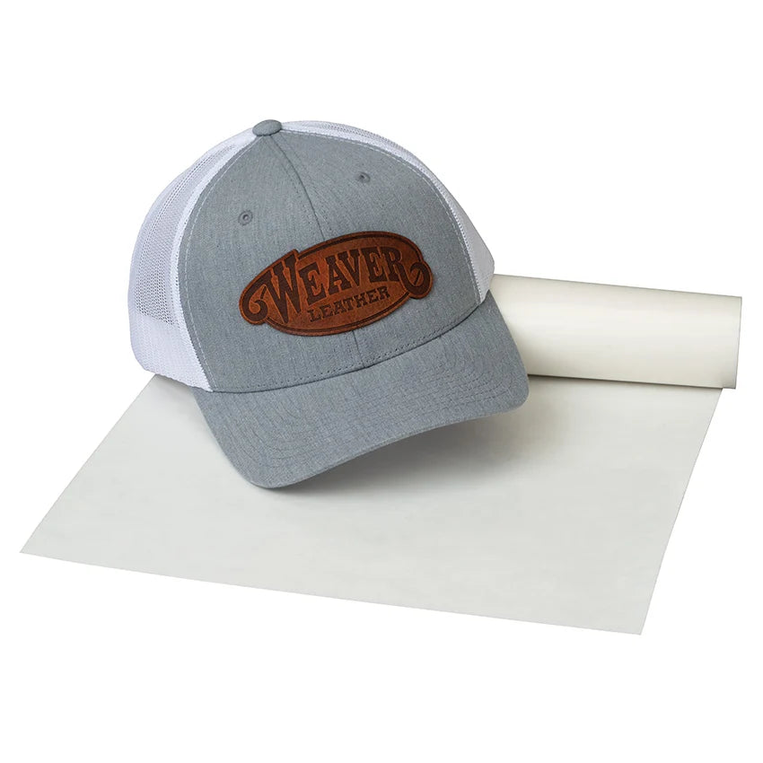 Leather Patch Adhesive for Hats and Clothing, 5 Mil Thermal Activated Bonding Material, 12-Inch Wide, Sold by the Yard