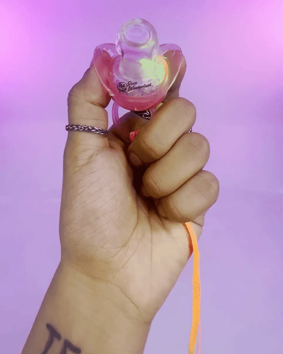 LED Pacifier, Pink