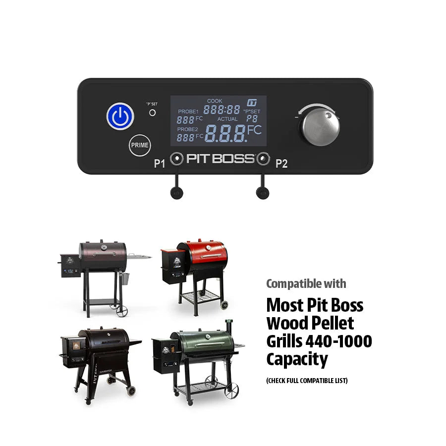 Legacy Wi-Fi and Bluetooth Grill Controller with Two Meat Probe Ports for Compatible Pellet Grills