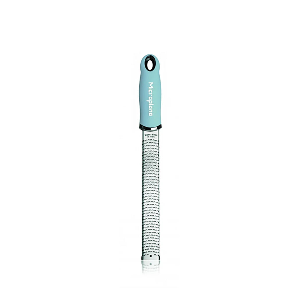 Lemon Zester and Cheese Grater with a Soft-Touch Handle for Fine Citrus Zest and Hard Cheese Toppings