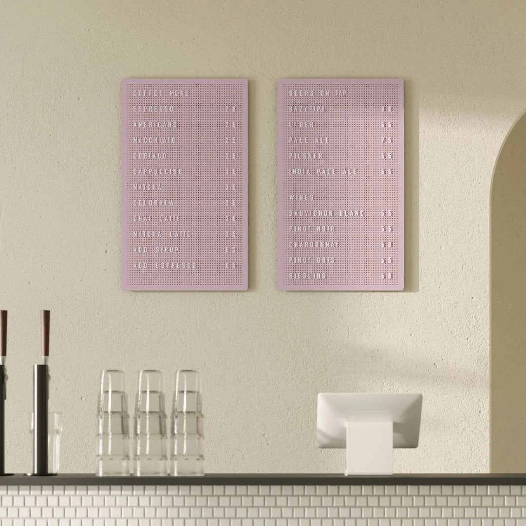 Letter Board, Pink-Medium