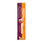 Lickable Cat Treats in a Chicken and Salmon Mousse Duo with Bone Broth, 12-Pack Handheld Packets